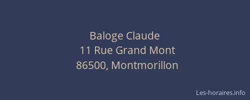 Baloge Claude