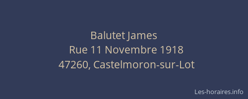 Balutet James