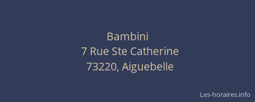 Bambini