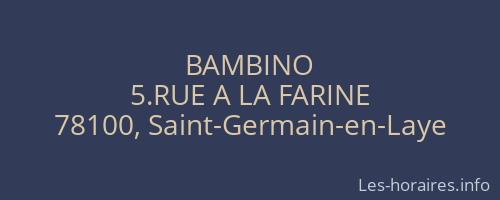 BAMBINO