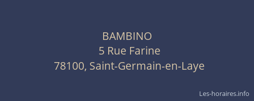 BAMBINO