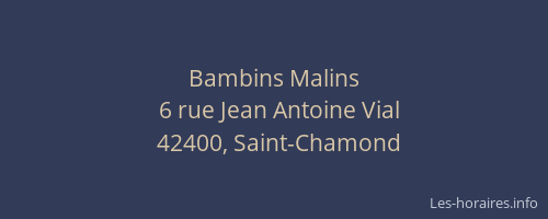 Bambins Malins