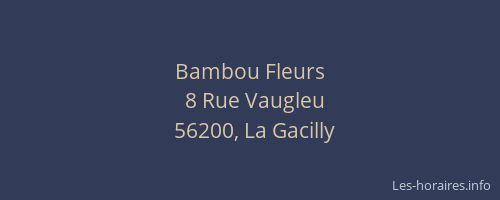 Bambou Fleurs