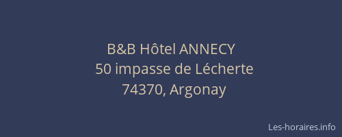 B&B Hôtel ANNECY
