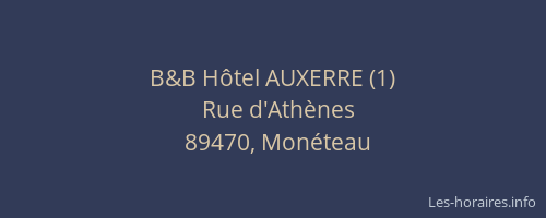 B&B Hôtel AUXERRE (1)