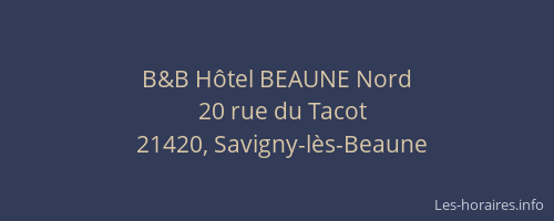 B&B Hôtel BEAUNE Nord