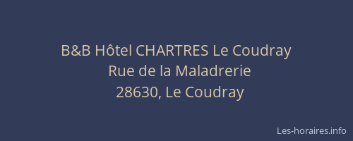 B&B Hôtel CHARTRES Le Coudray