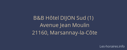 B&B Hôtel DIJON Sud (1)