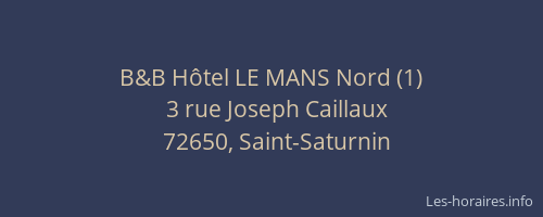B&B Hôtel LE MANS Nord (1)