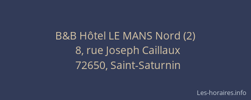 B&B Hôtel LE MANS Nord (2)