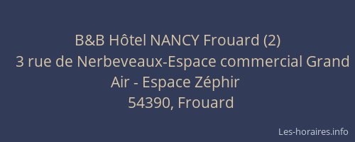 B&B H&ocirc;tel NANCY Frouard (2)
