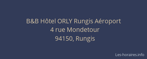 B&B Hôtel ORLY Rungis Aéroport