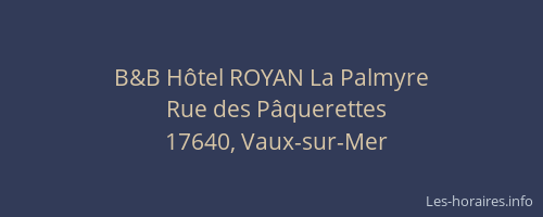 B&B Hôtel ROYAN La Palmyre