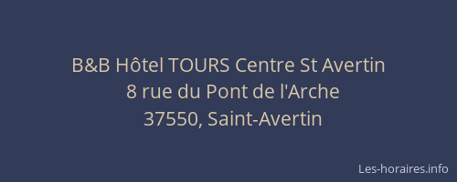 B&B Hôtel TOURS Centre St Avertin