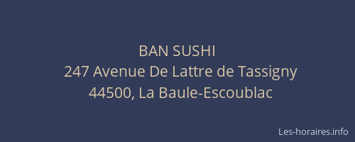 BAN SUSHI