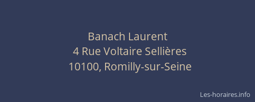 Banach Laurent