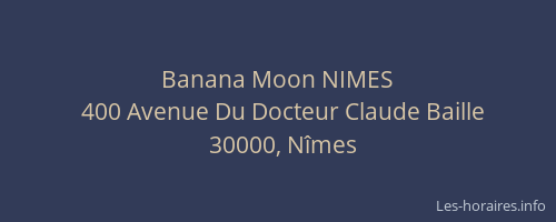 Banana Moon NIMES