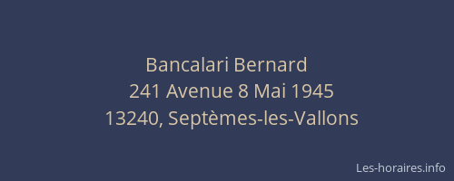 Bancalari Bernard
