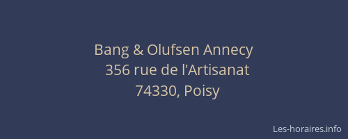 Bang & Olufsen Annecy