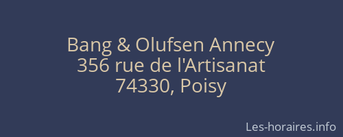Bang & Olufsen Annecy
