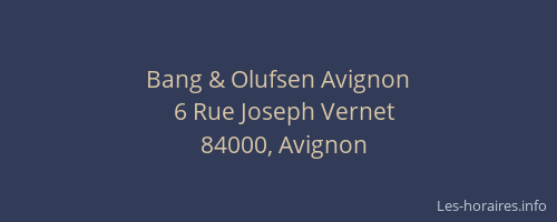 Bang & Olufsen Avignon