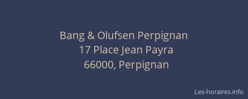 Bang & Olufsen Perpignan