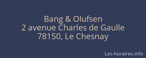 Bang & Olufsen