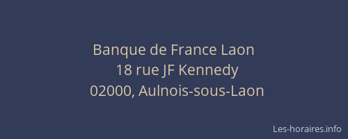 Banque de France Laon