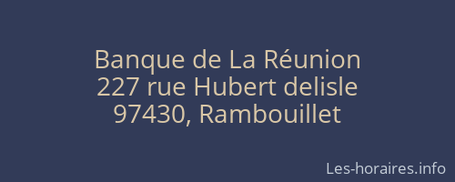 Banque de La Réunion