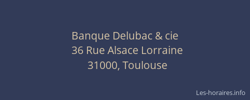 Banque Delubac & cie