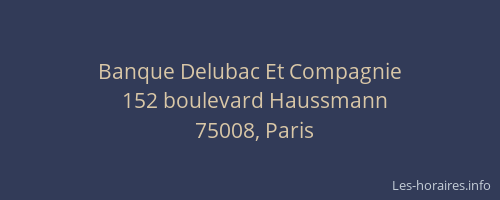 Banque Delubac Et Compagnie