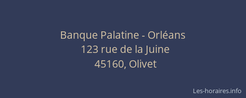 Banque Palatine - Orléans
