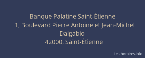 Banque Palatine Saint-Étienne