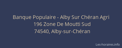 Banque Populaire - Alby Sur Ch&eacute;ran Agri