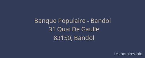 Banque Populaire - Bandol