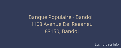 Banque Populaire - Bandol