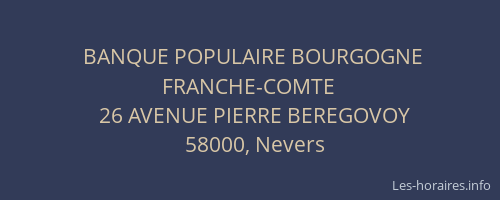 BANQUE POPULAIRE BOURGOGNE FRANCHE-COMTE