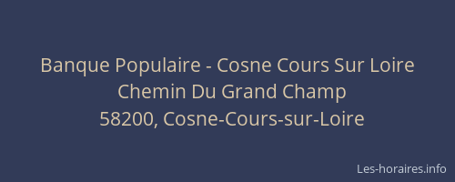 Banque Populaire - Cosne Cours Sur Loire