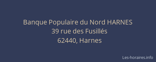 Banque Populaire du Nord HARNES