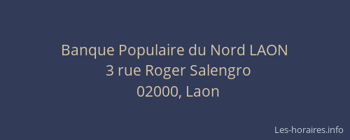 Banque Populaire du Nord LAON