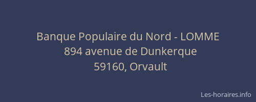 Banque Populaire du Nord - LOMME