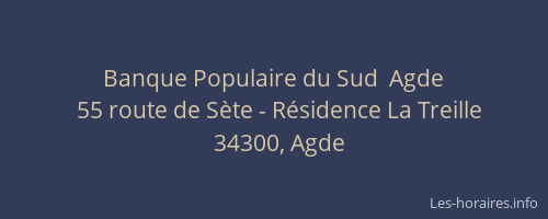 Banque Populaire du Sud  Agde