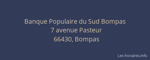 Banque Populaire du Sud Bompas