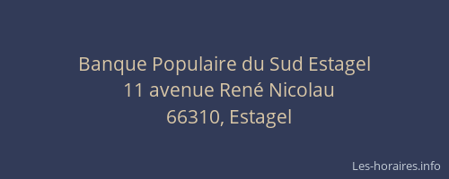 Banque Populaire du Sud Estagel