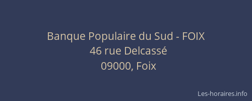 Banque Populaire du Sud - FOIX