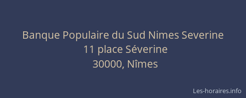 Banque Populaire du Sud Nimes Severine