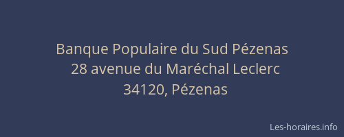 Banque Populaire du Sud Pézenas
