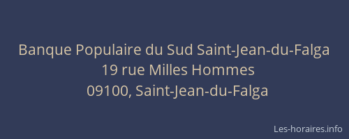 Banque Populaire du Sud Saint-Jean-du-Falga