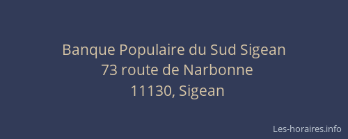 Banque Populaire du Sud Sigean