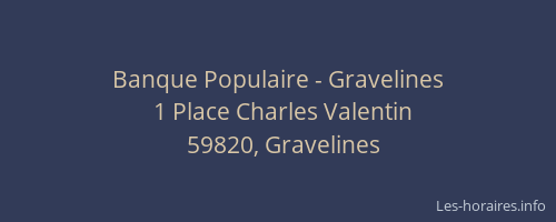 Banque Populaire - Gravelines